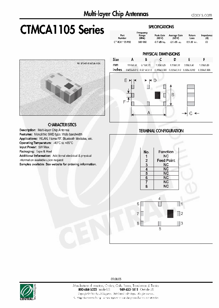 CTMCA1105_4544064.PDF Datasheet