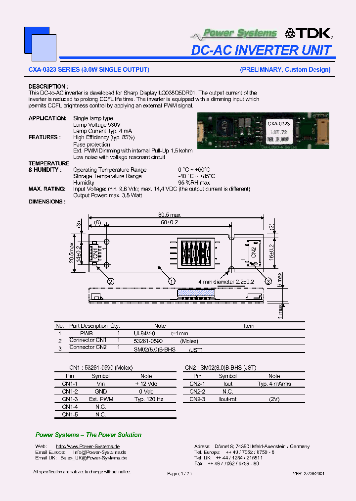 CXA-0323_4669684.PDF Datasheet