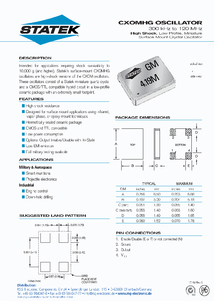 CXOMHGSESM3_4642505.PDF Datasheet