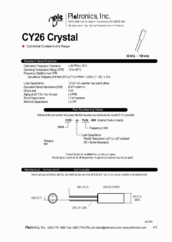 CY26-SR-700K_4892242.PDF Datasheet