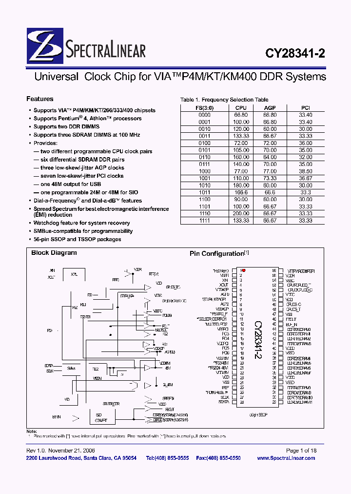 CY28341OXC-2_4167344.PDF Datasheet