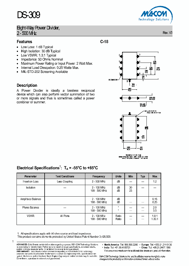 DS-309TNC_4779927.PDF Datasheet