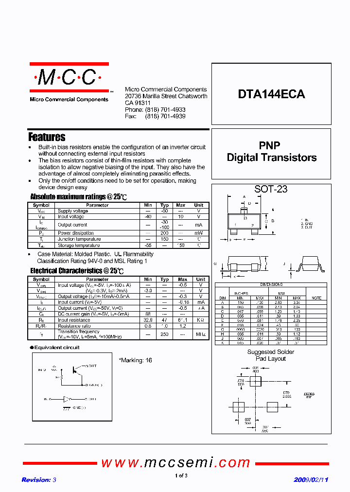 DTA144ECA_4909556.PDF Datasheet