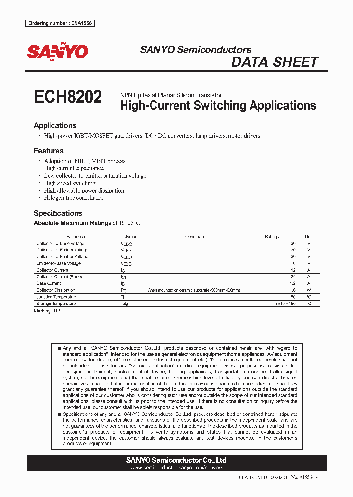 ECH8202_4644167.PDF Datasheet