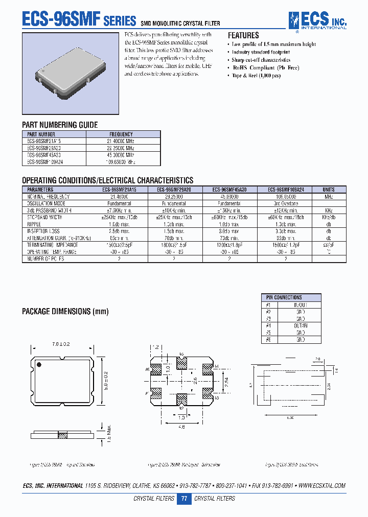 ECS-96SMF29A20_4319598.PDF Datasheet