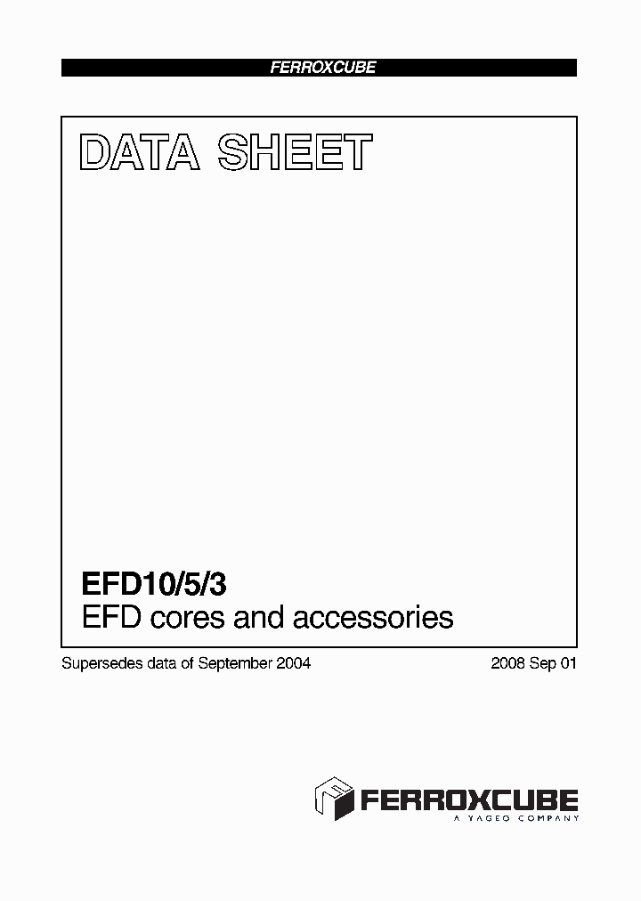 EFD10-3C90-A25-S_4710324.PDF Datasheet