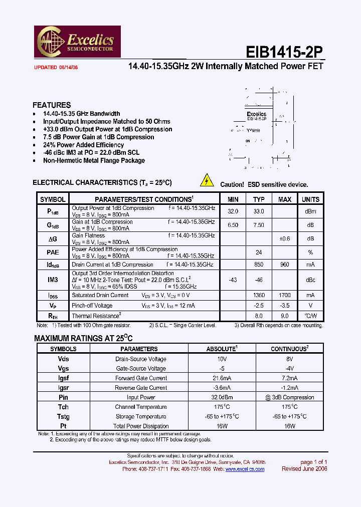 EIB1415-2P_4427465.PDF Datasheet