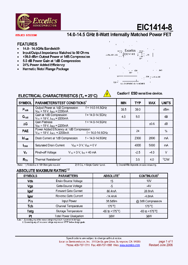 EIC1414-8_4457503.PDF Datasheet