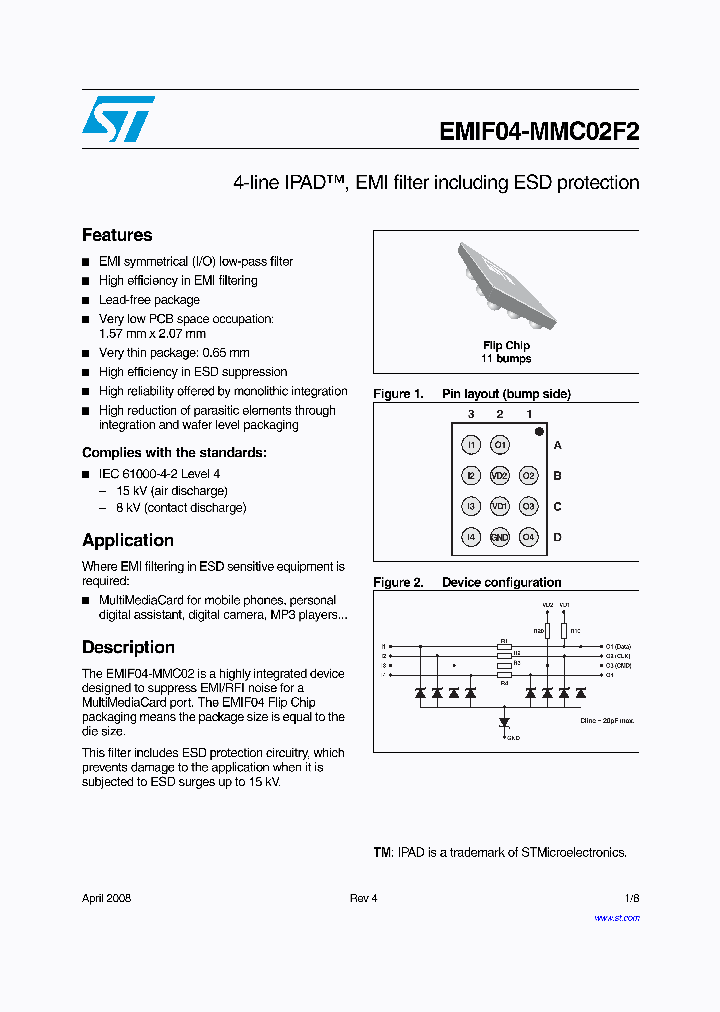 EMIF04-MMC02F208_4279579.PDF Datasheet