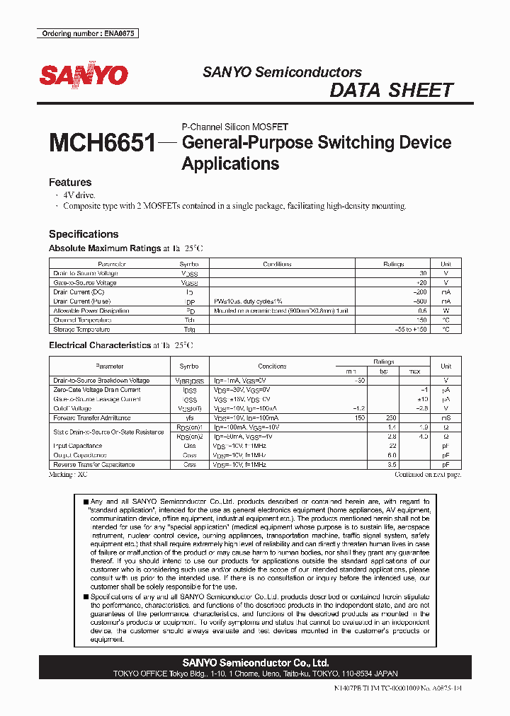 ENA0875_4328402.PDF Datasheet