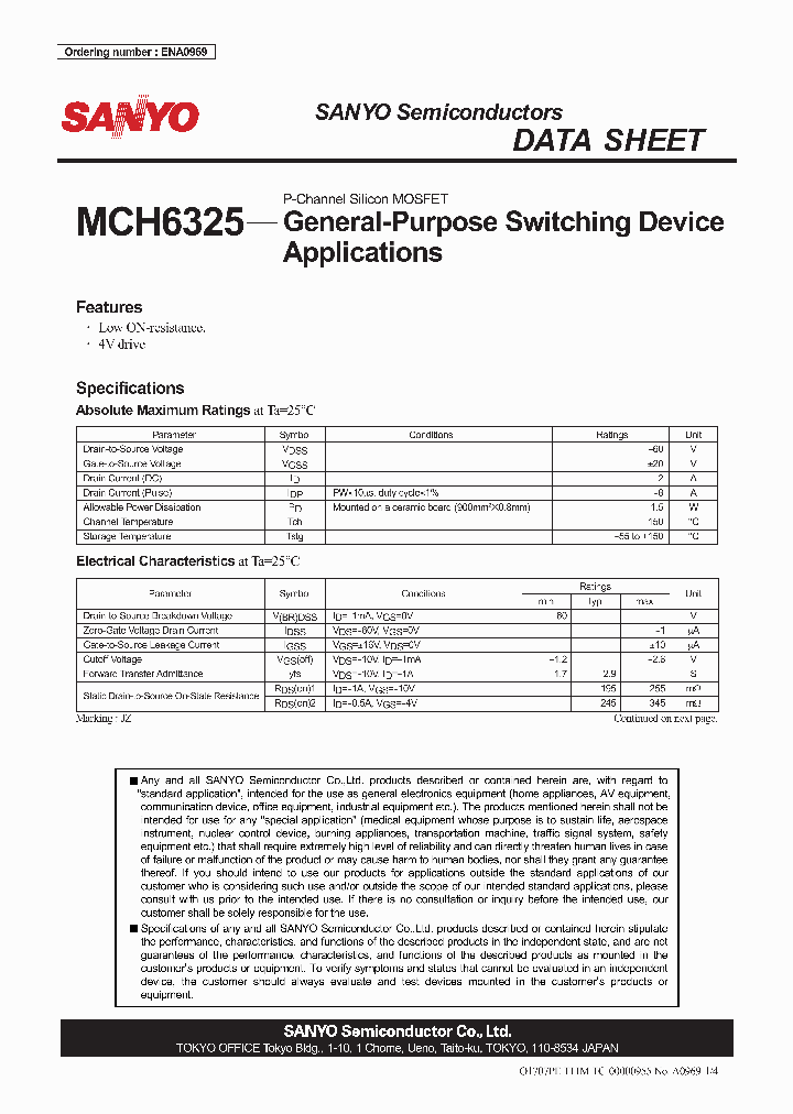 ENA0969_4317878.PDF Datasheet