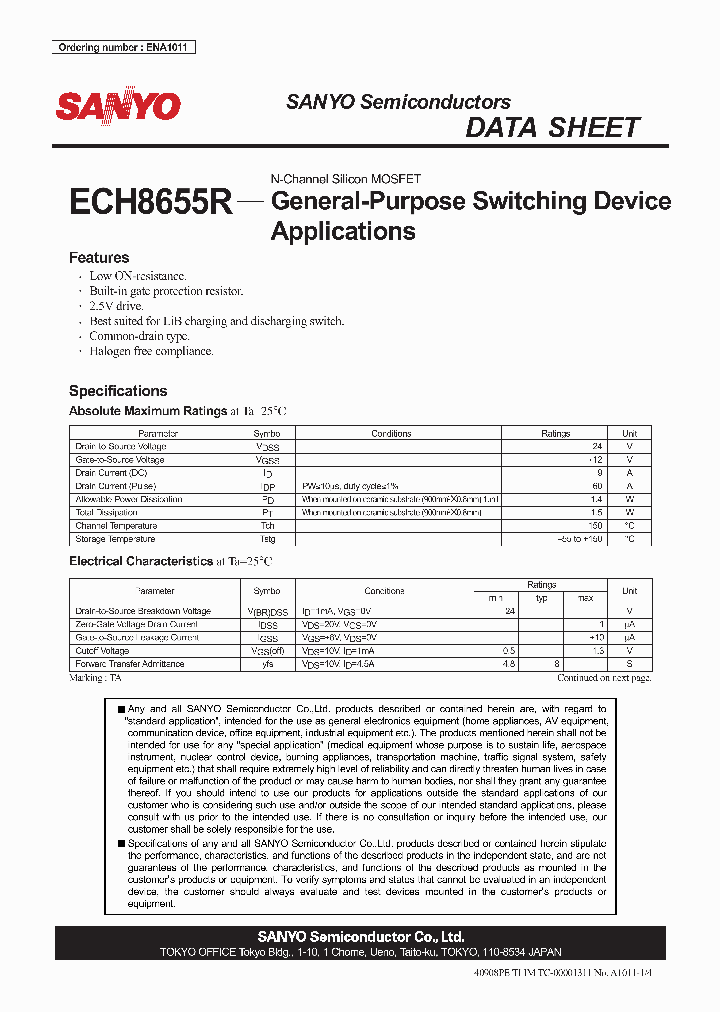 ENA1011_4321869.PDF Datasheet