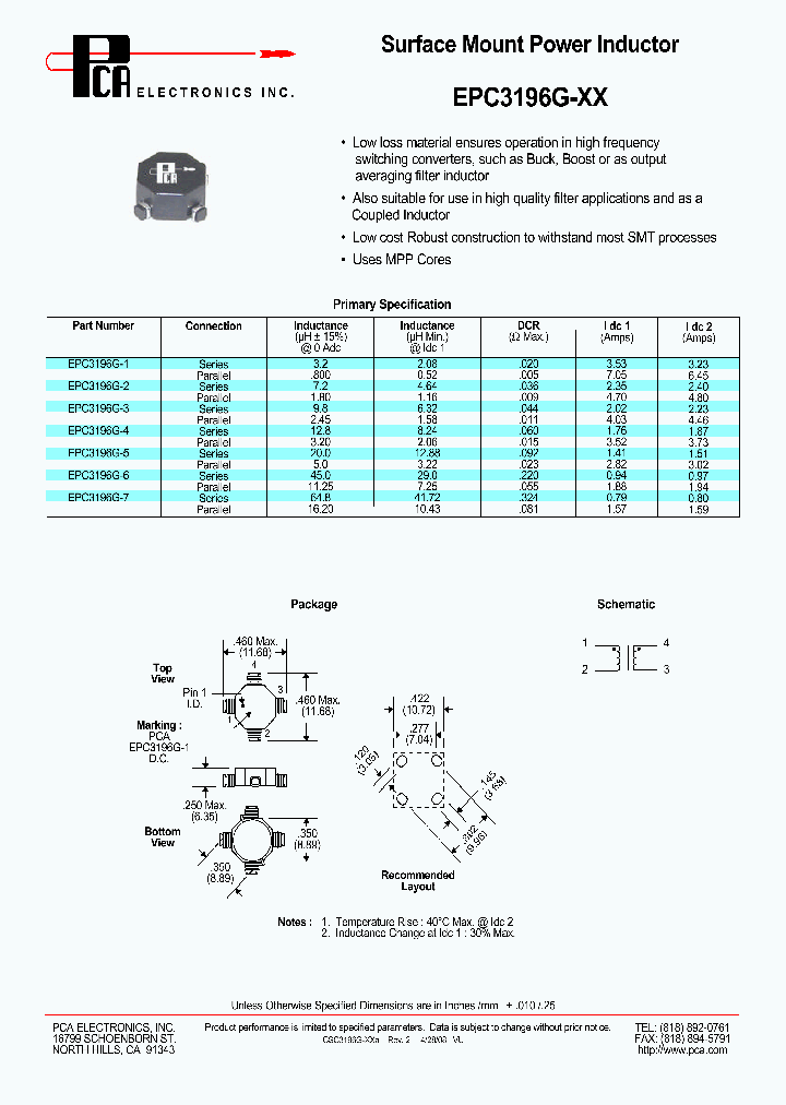 EPC3196G-1_4479549.PDF Datasheet