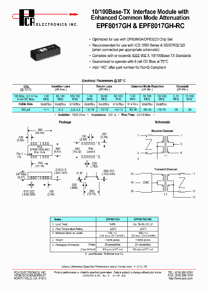 EPF8017GH09_4478207.PDF Datasheet