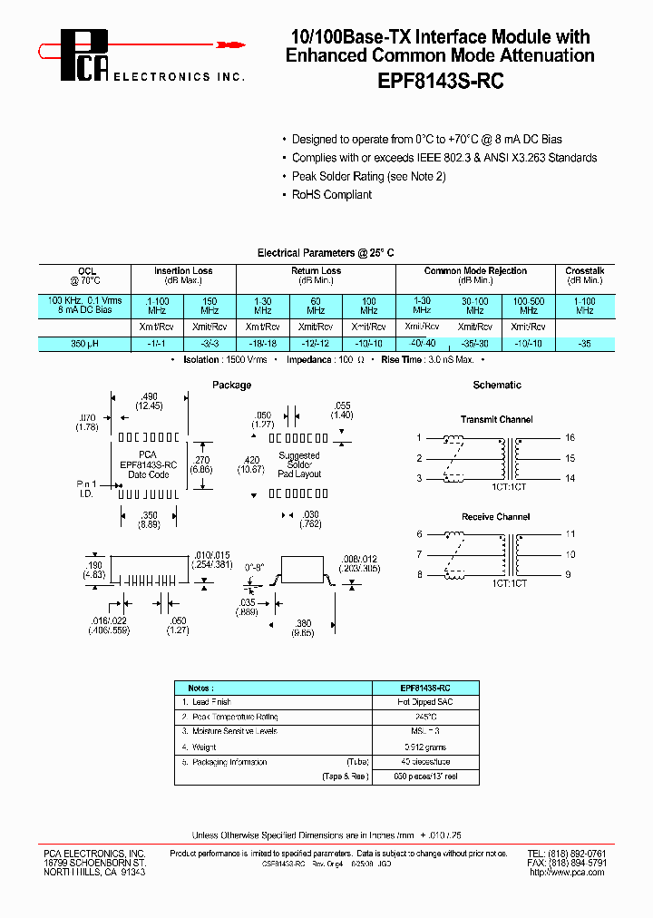 EPF8143S-RC_4523918.PDF Datasheet