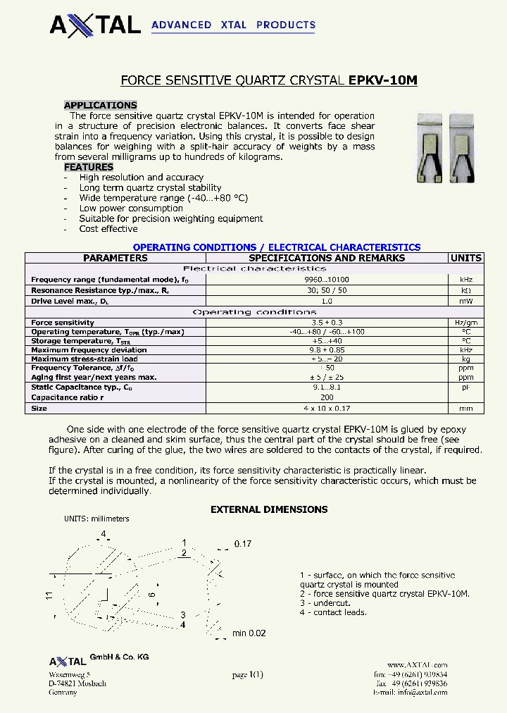 EPKV-10M_4300466.PDF Datasheet