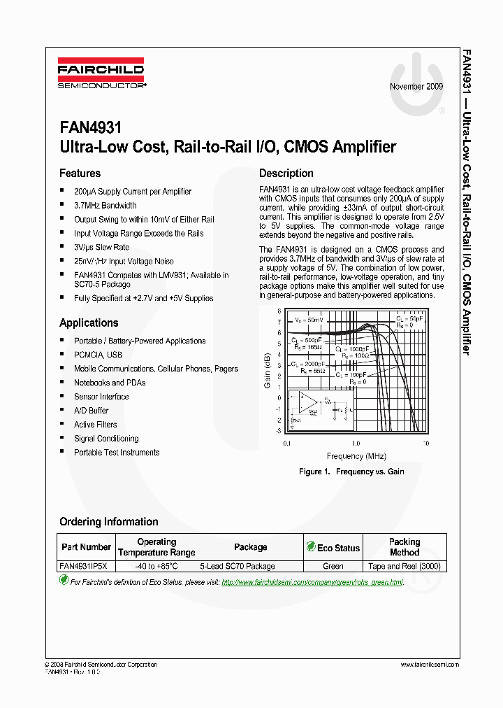 FAN4931_4848634.PDF Datasheet