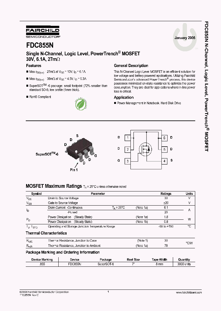 FDC855N_4264066.PDF Datasheet