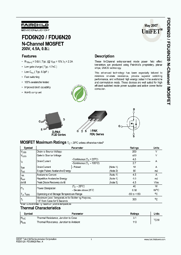 FDD6N20_4444732.PDF Datasheet