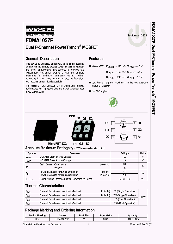 FDMA1027P08_4271502.PDF Datasheet