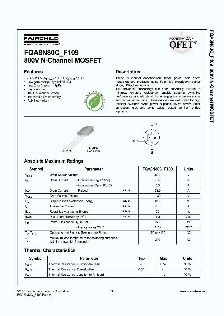 FQA8N80C07_4292963.PDF Datasheet