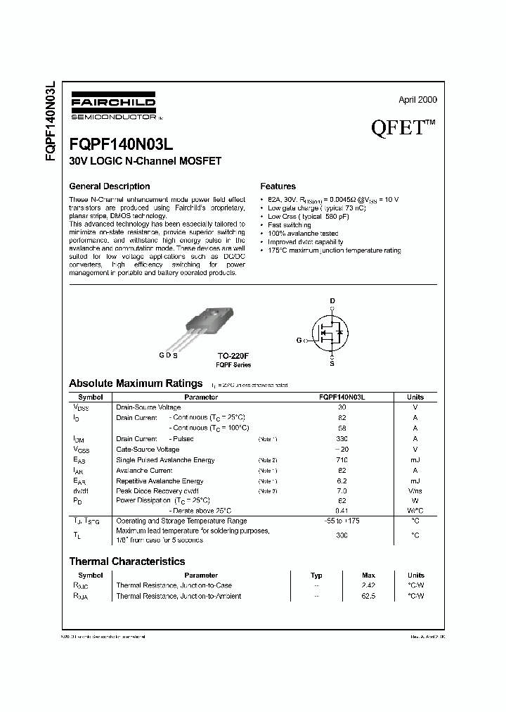 FQPF140N03L_4193924.PDF Datasheet