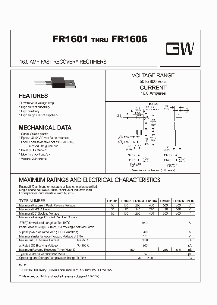 FR1604_4903247.PDF Datasheet