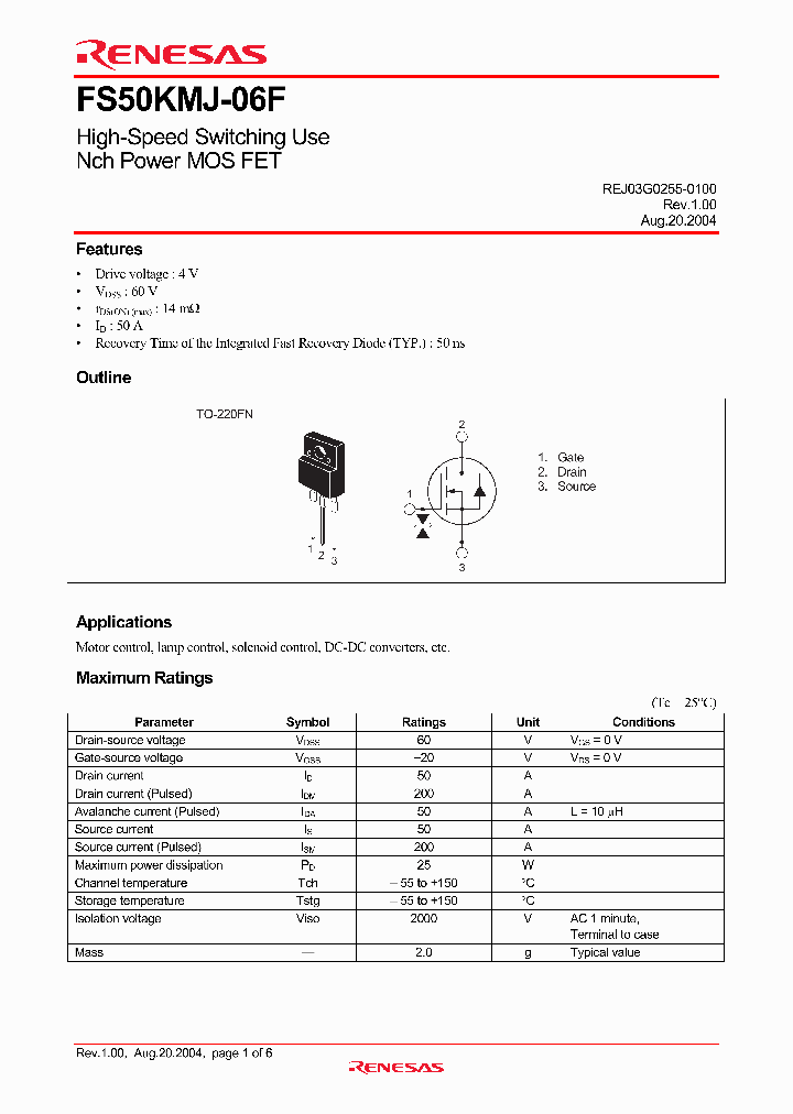 FS50KMJ-06F_4430000.PDF Datasheet