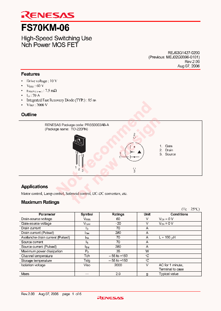 FS70KM-06_4774977.PDF Datasheet