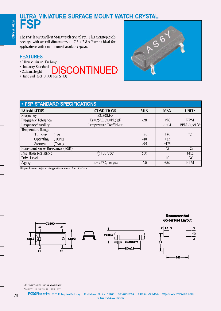 Fsp 4235203 Pdf Datasheet Download Ic On Line