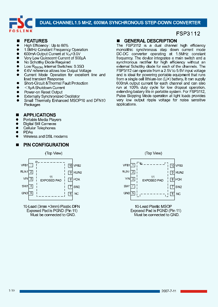 FSP3112_4251372.PDF Datasheet