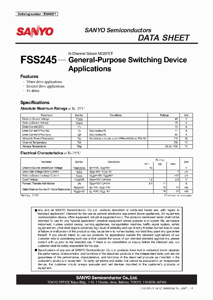 FSS245_4695904.PDF Datasheet