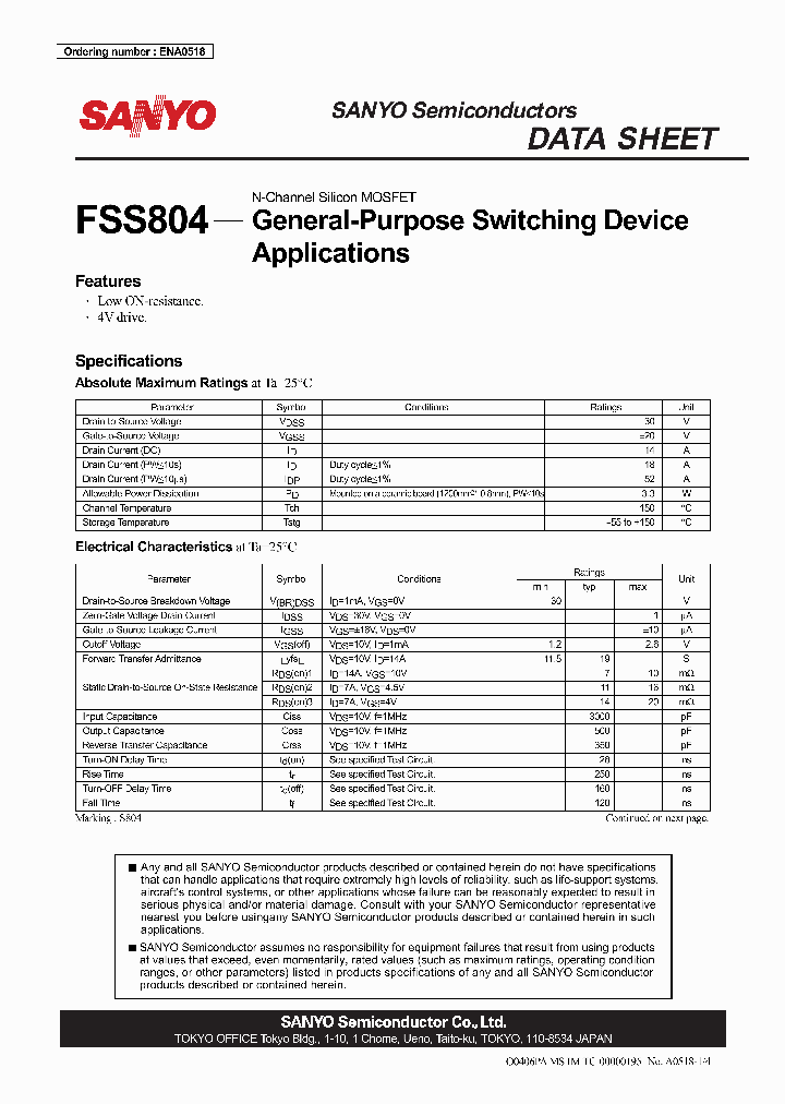 FSS804_4213408.PDF Datasheet
