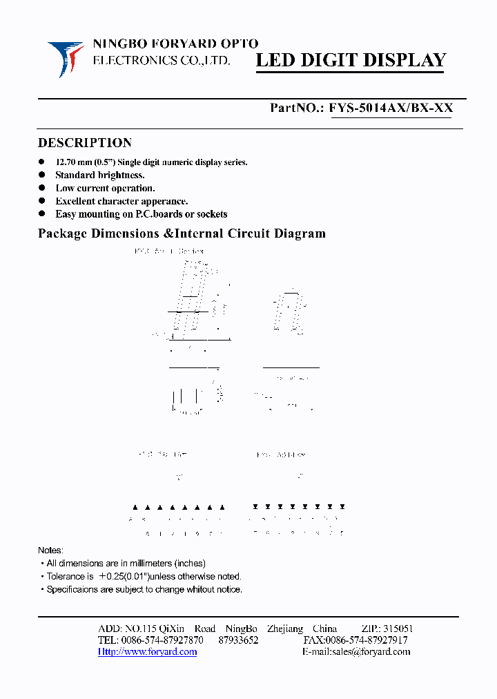 FYS-5014AX1_4917710.PDF Datasheet