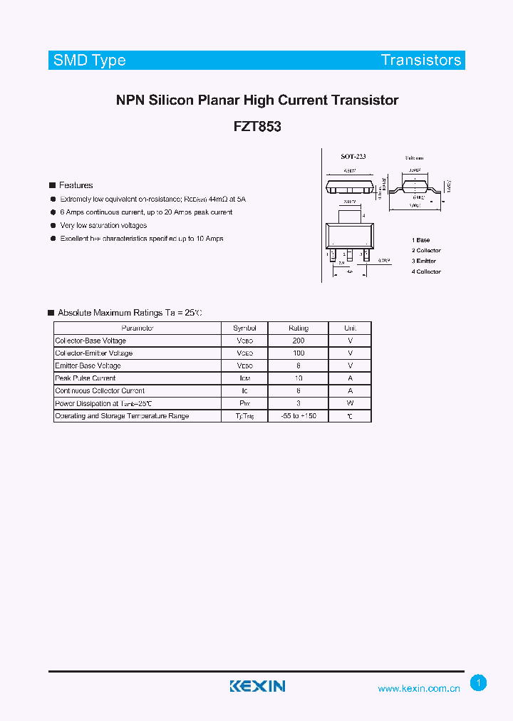 FZT853_4334972.PDF Datasheet