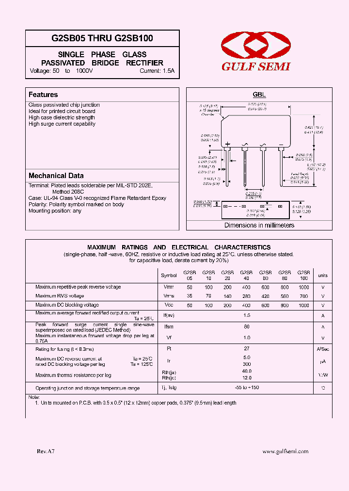 G2SB05_4619011.PDF Datasheet Download --- IC-ON-LINE