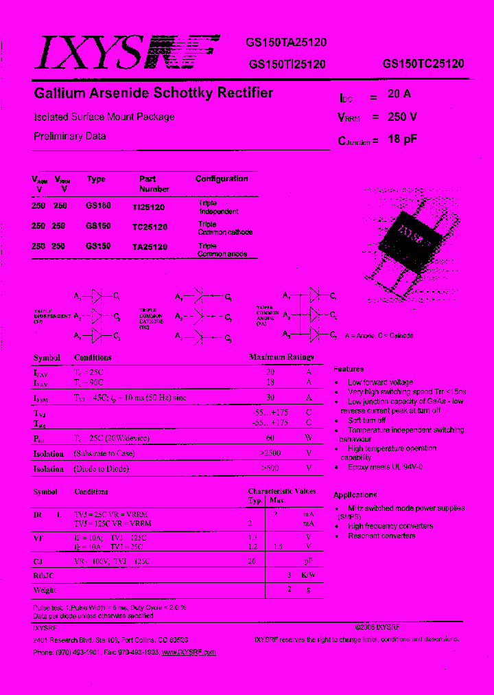 GS150TC25120_4798672.PDF Datasheet Download --- IC-ON-LINE