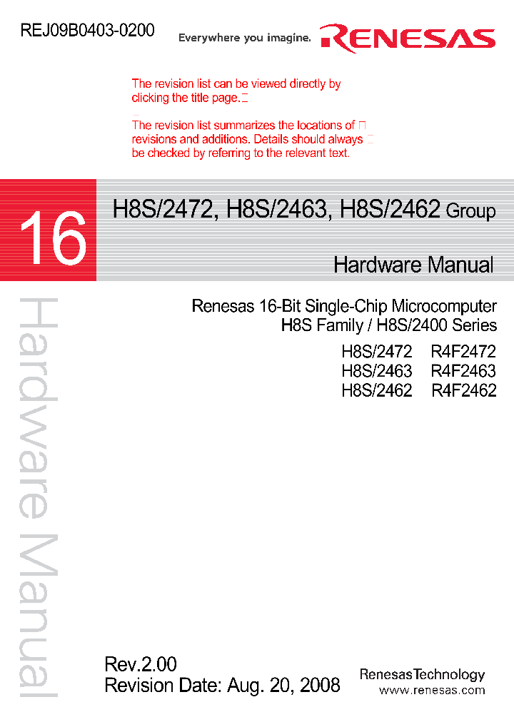 H8S2462_4658178.PDF Datasheet