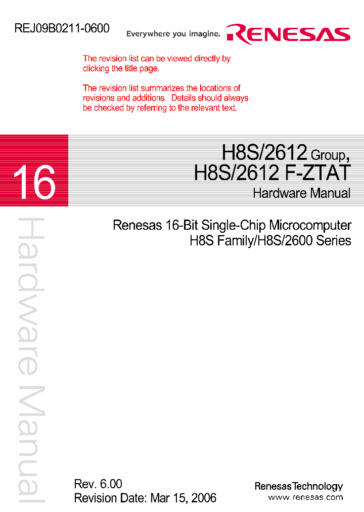 H8S2612_4492066.PDF Datasheet