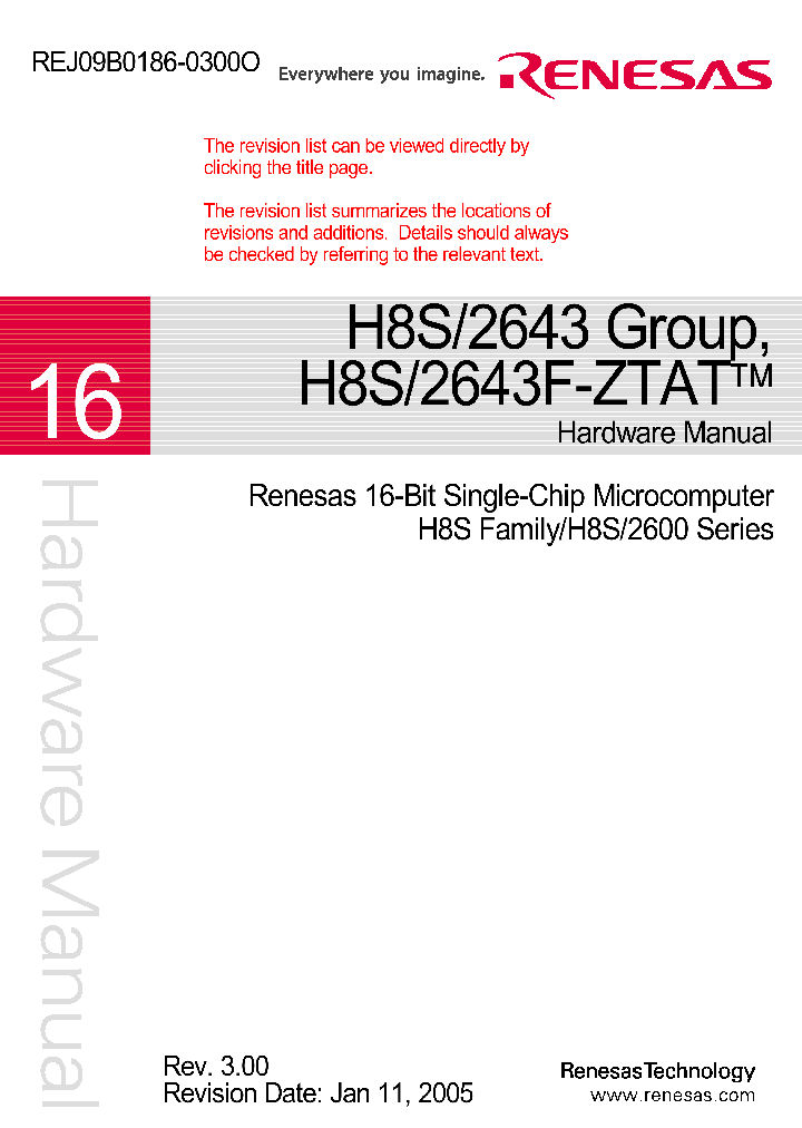 H8S2643_4492148.PDF Datasheet
