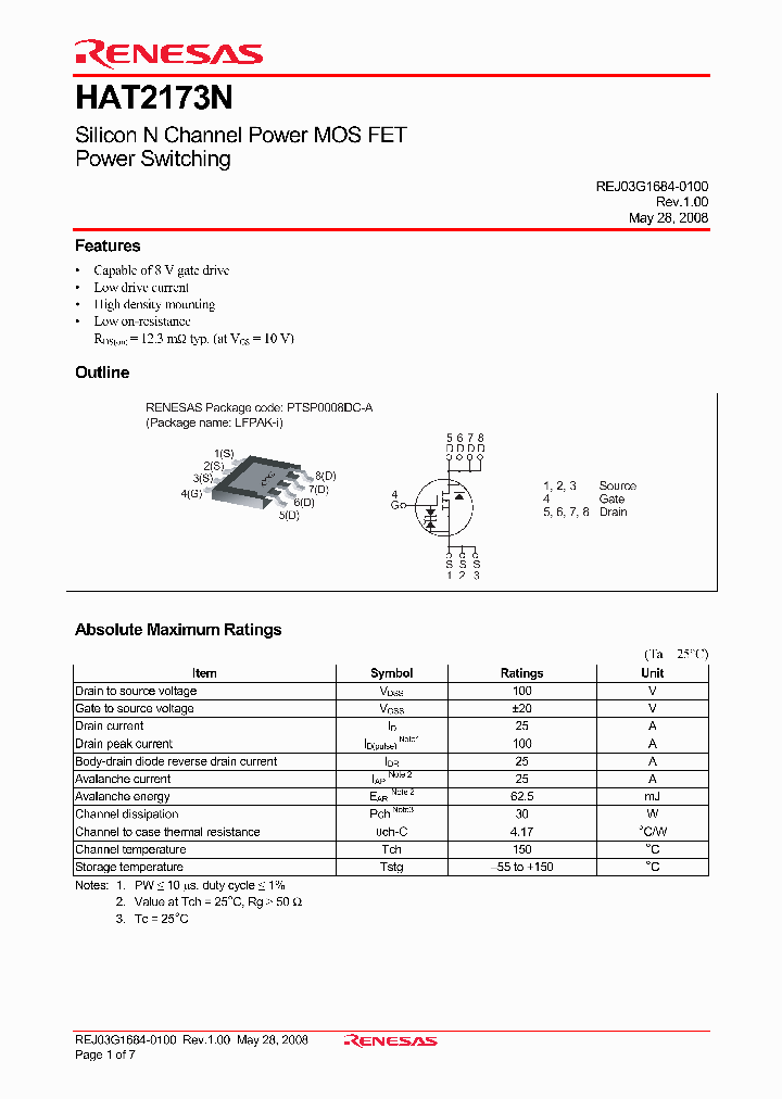 HAT2173N_4378013.PDF Datasheet