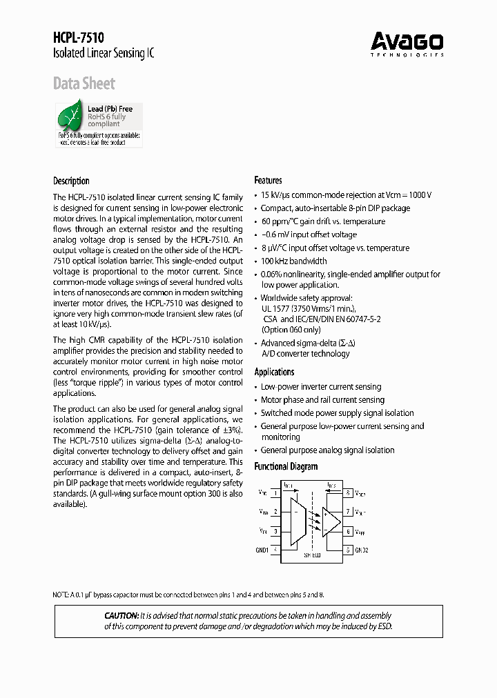 HCPL-7510_4334734.PDF Datasheet