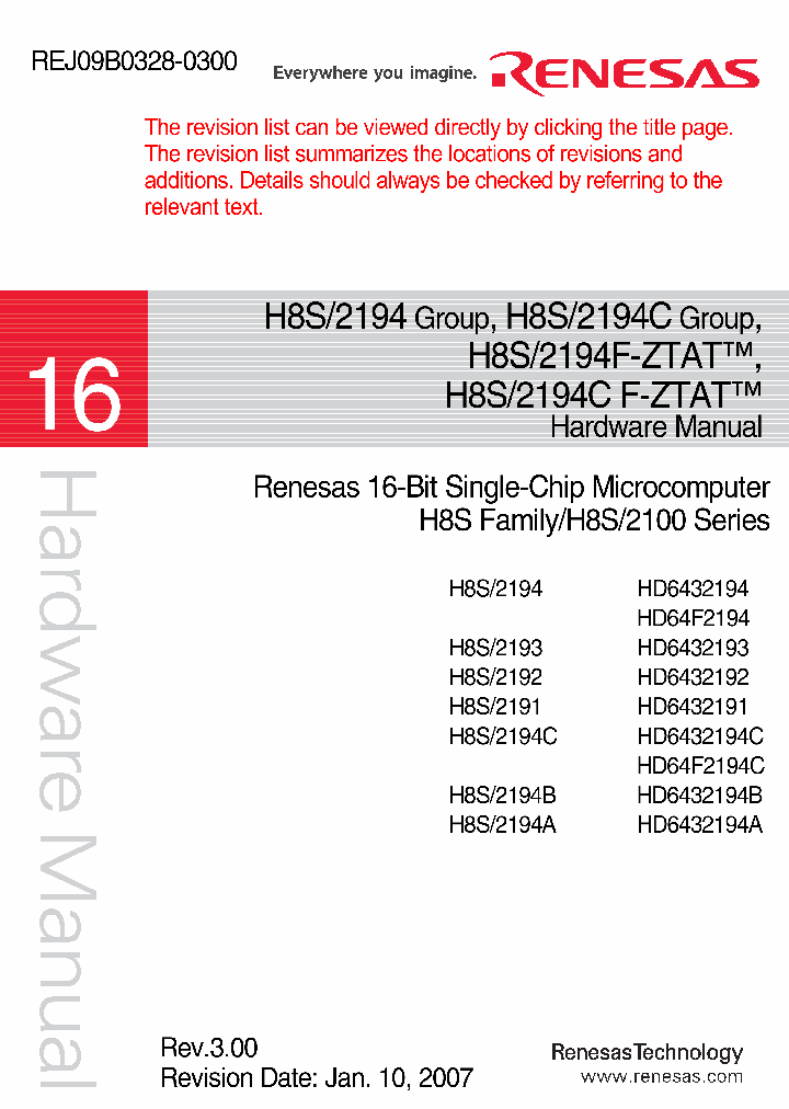HD6432194_4774368.PDF Datasheet