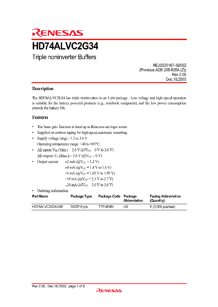 HD74ALVC2G34_4491957.PDF Datasheet