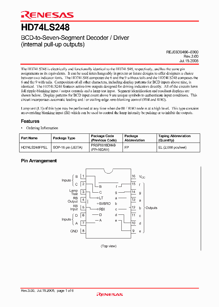 HD74LS248_4539592.PDF Datasheet