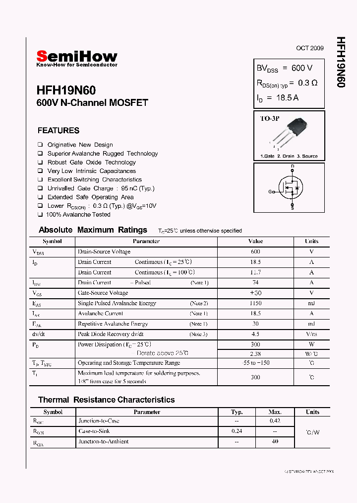 HFH19N60_4712716.PDF Datasheet