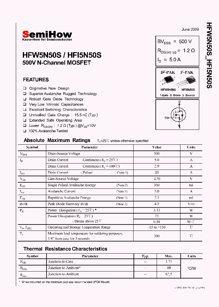 HFW5N50S_4694783.PDF Datasheet