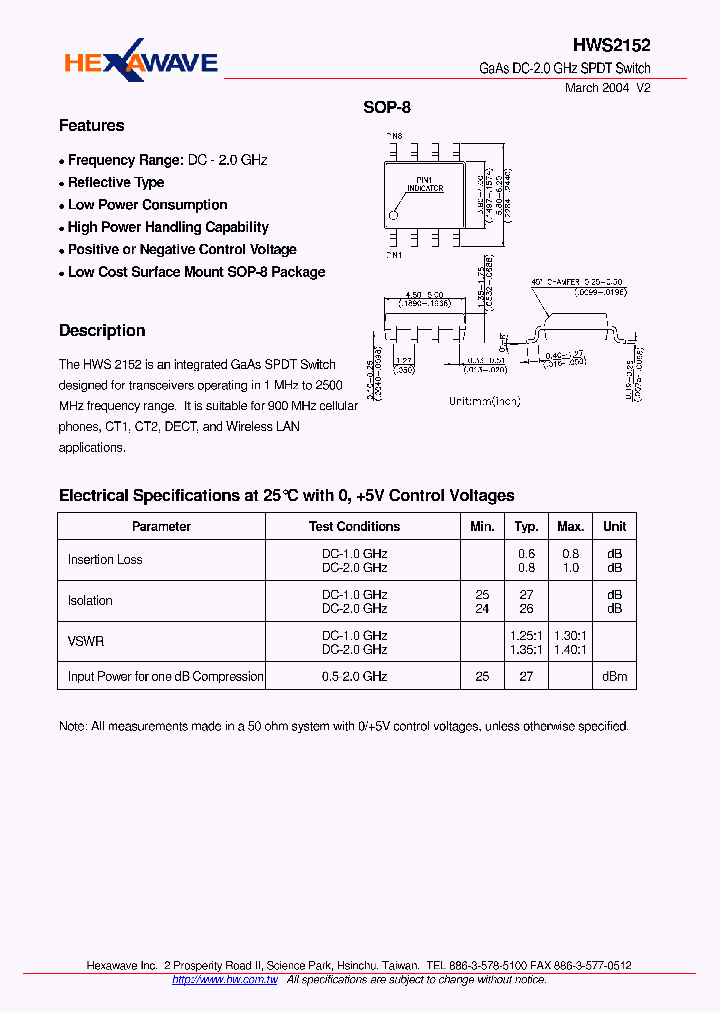 HWS2152_4361563.PDF Datasheet