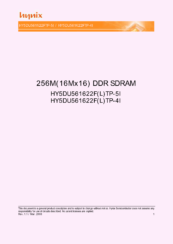 HY5DU561622FTP-4I_4566908.PDF Datasheet