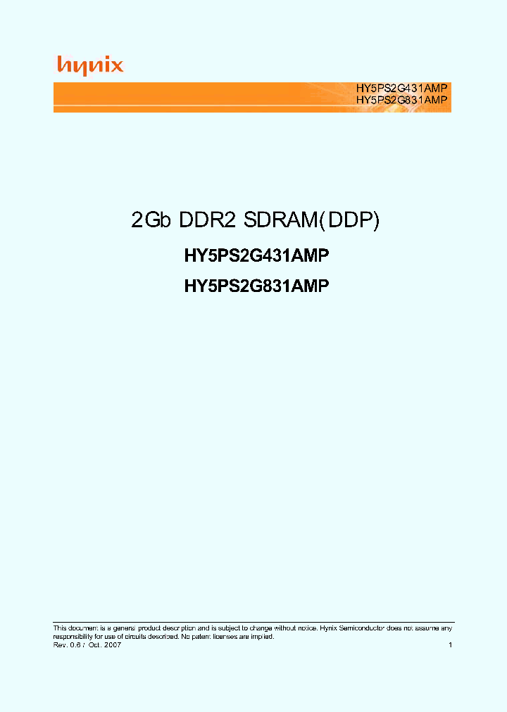 HY5PS2G431AMP-C4_4555288.PDF Datasheet